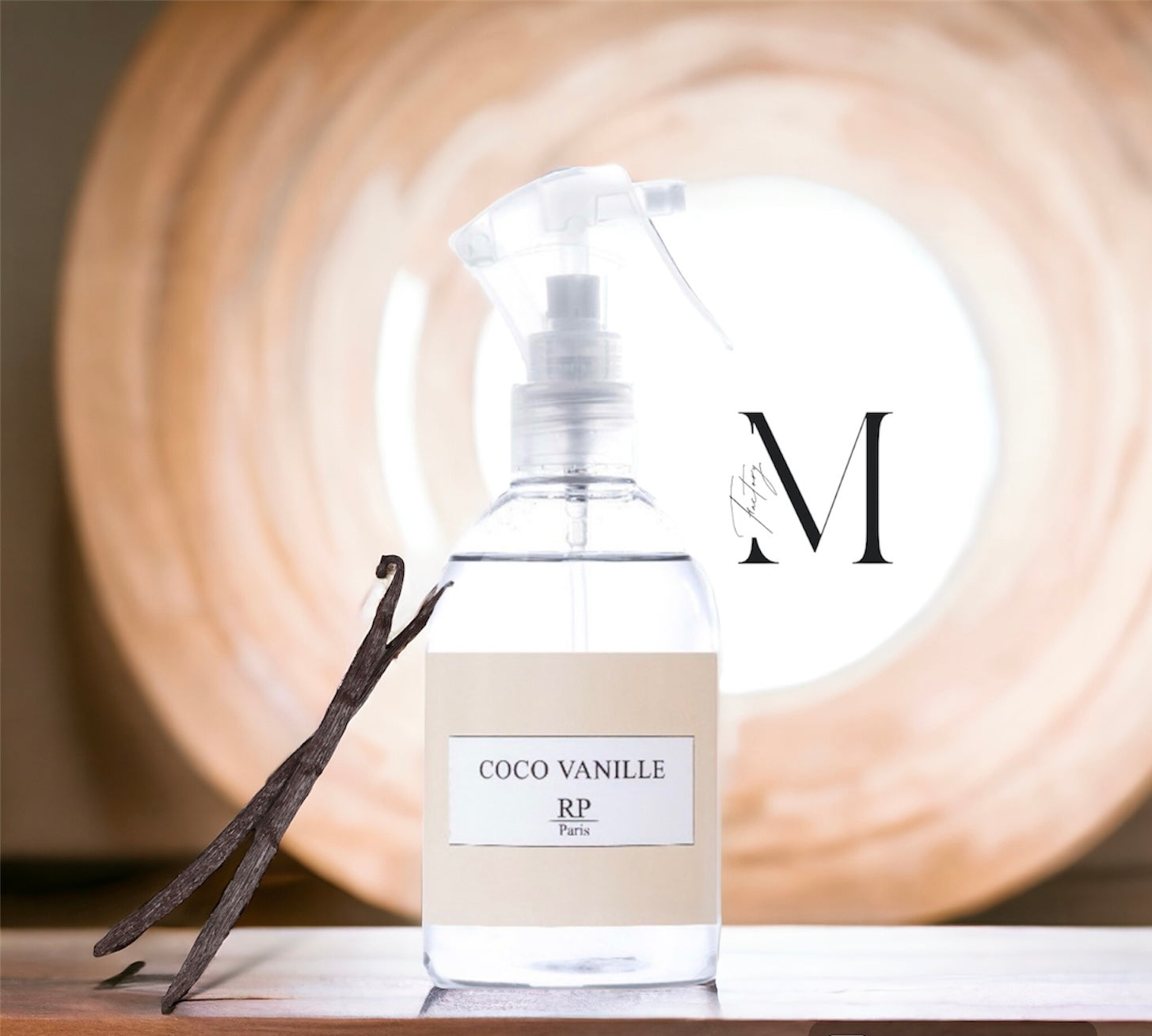 Brume D'ambiance Coco Vanille RP Paris - Fabriqué En France - Vaporisateur 500ml - Parfum Intérieur